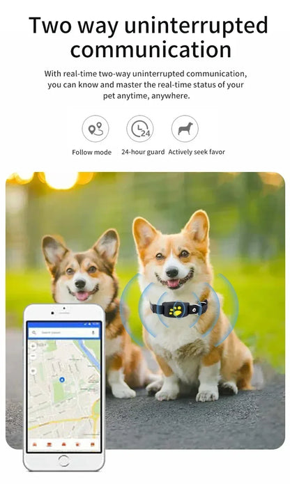 Collier GPS pour chien- Anti-Loss Real-Time Tracking