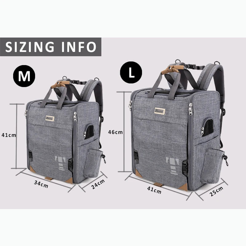 Sac à dos chien- Truelove Pet Travel Carrier