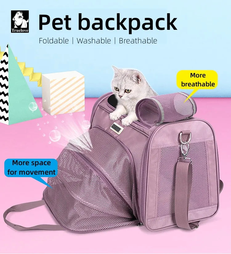 Sac de transport chien- Truelove caisse extensible