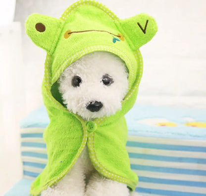 Serviette pour chien | Ultra-Absorbante à Capuche