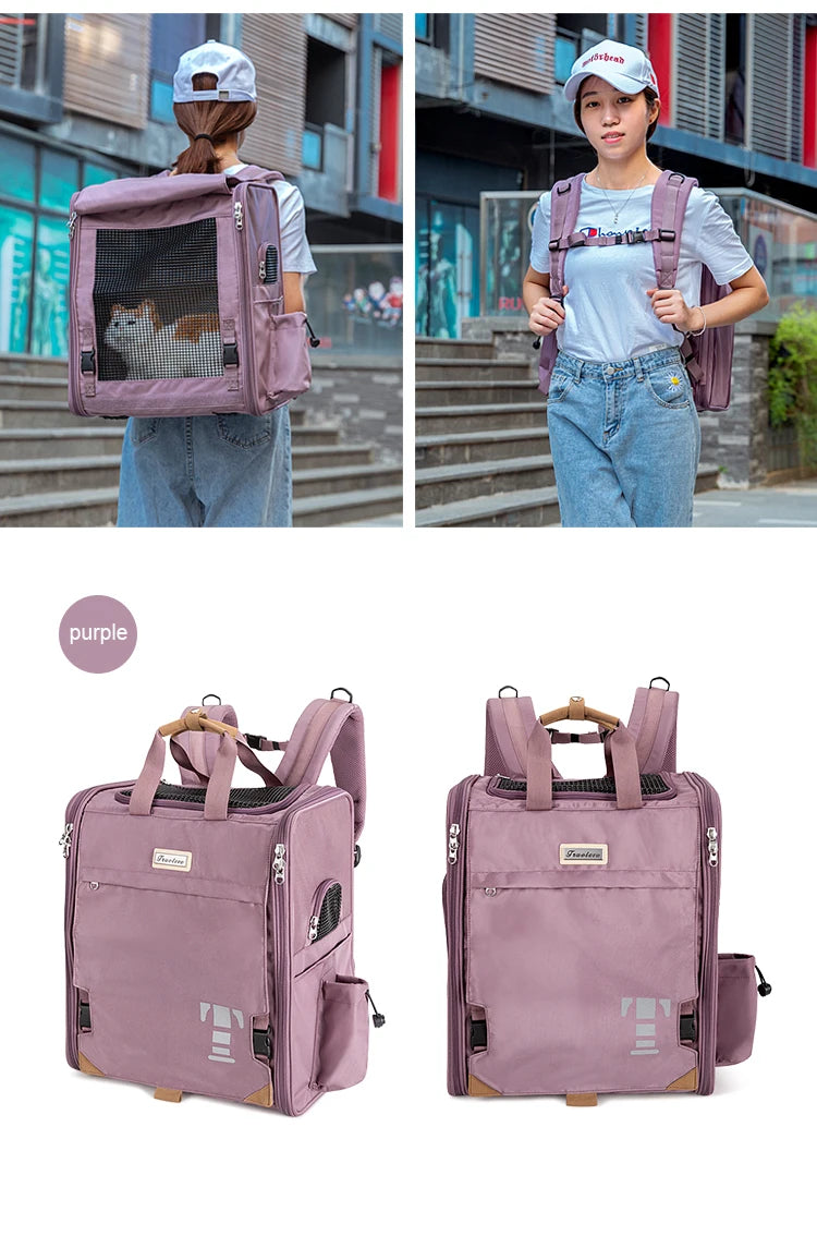 Sac à dos chien- Truelove Pet Travel Carrier