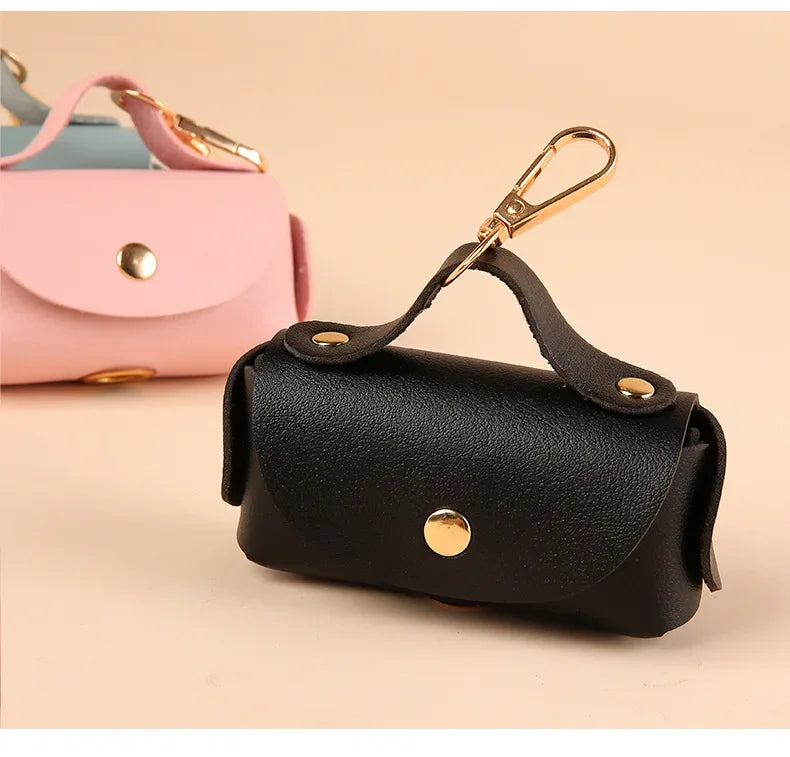 Sac pour chien- Dog Poop en cuir