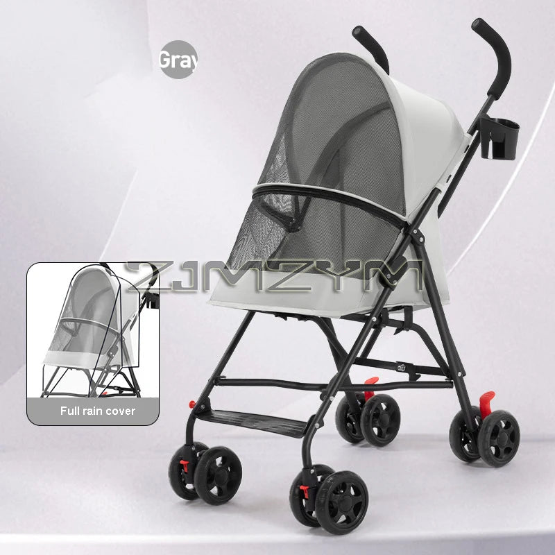 Poussette chien- Walking Umbrella Cart