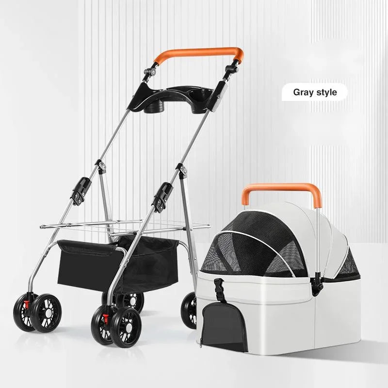Poussette à chien- Detachable Carrying External