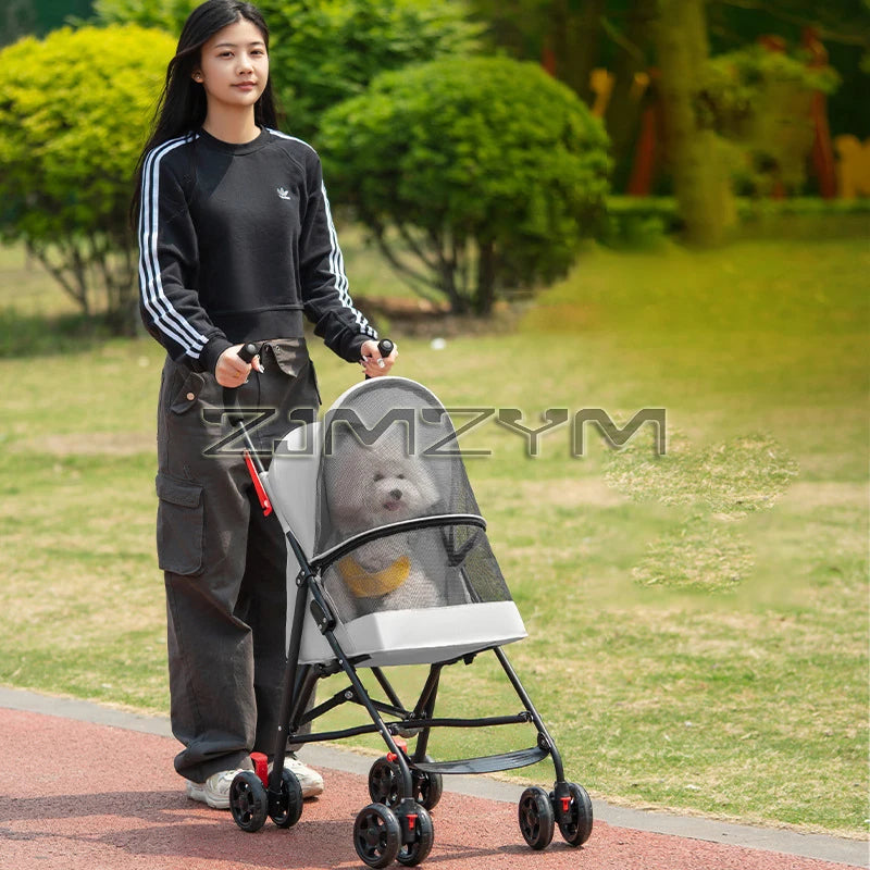 Poussette chien- Walking Umbrella Cart