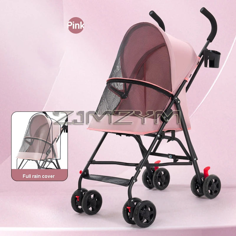 Poussette chien- Walking Umbrella Cart