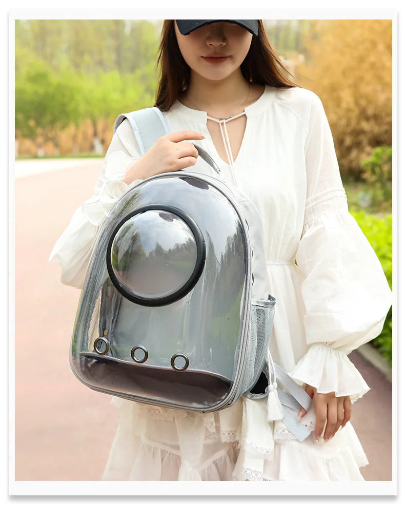 Sac a dos chien- Capsule Transparente Total