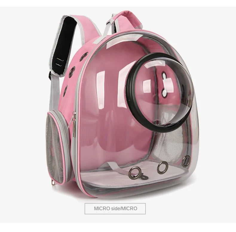 Sac a dos chien- Capsule Transparente Total