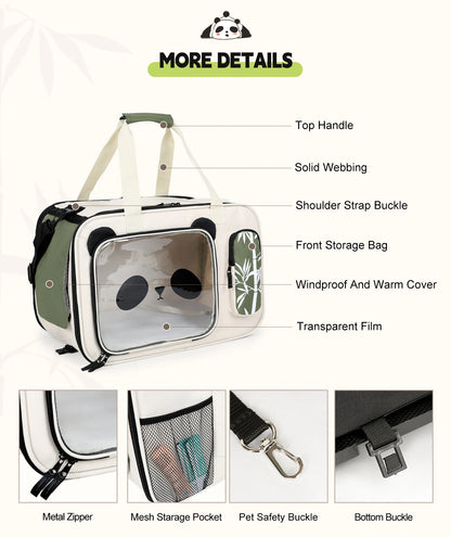 poussette pour chien- Valise pliable Panda