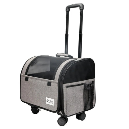 Cage de transport pour chien- Dog Trolley Rolling Luggage