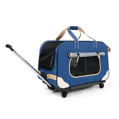 Poussette pour chien- Transporteurs Convertible 4 roues
