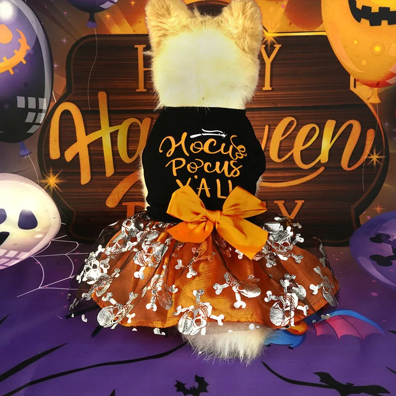 Robe pour chien- Fantaisie Halloween (14 modèles.)