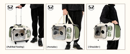 poussette pour chien- Valise pliable Panda