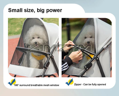 Poussette chien- Walking Umbrella Cart