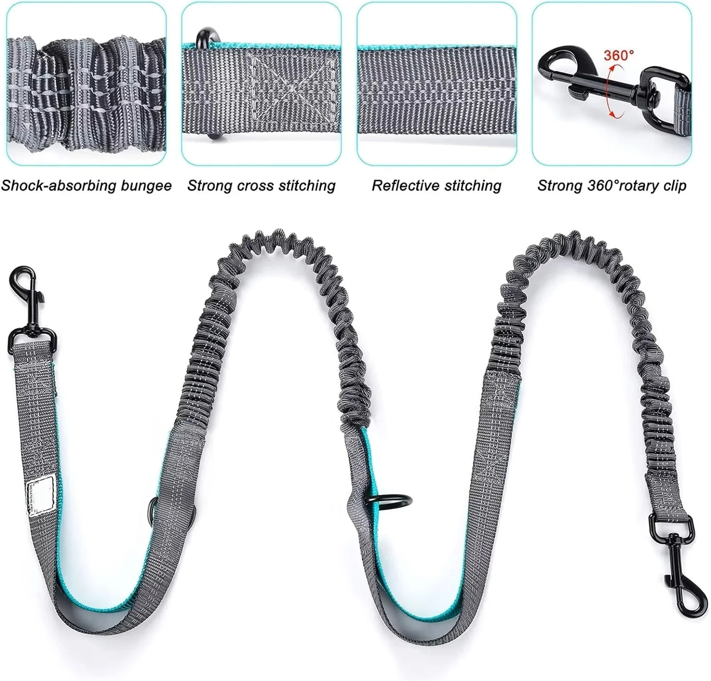 Longe chien-4.5M Strong  Reflective Leash