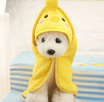 Serviette pour chien | Ultra-Absorbante à Capuche