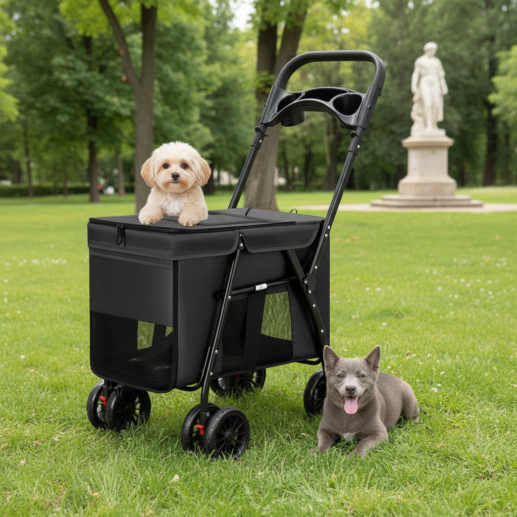 Poussette pour chien- Pet Wagon Stroller