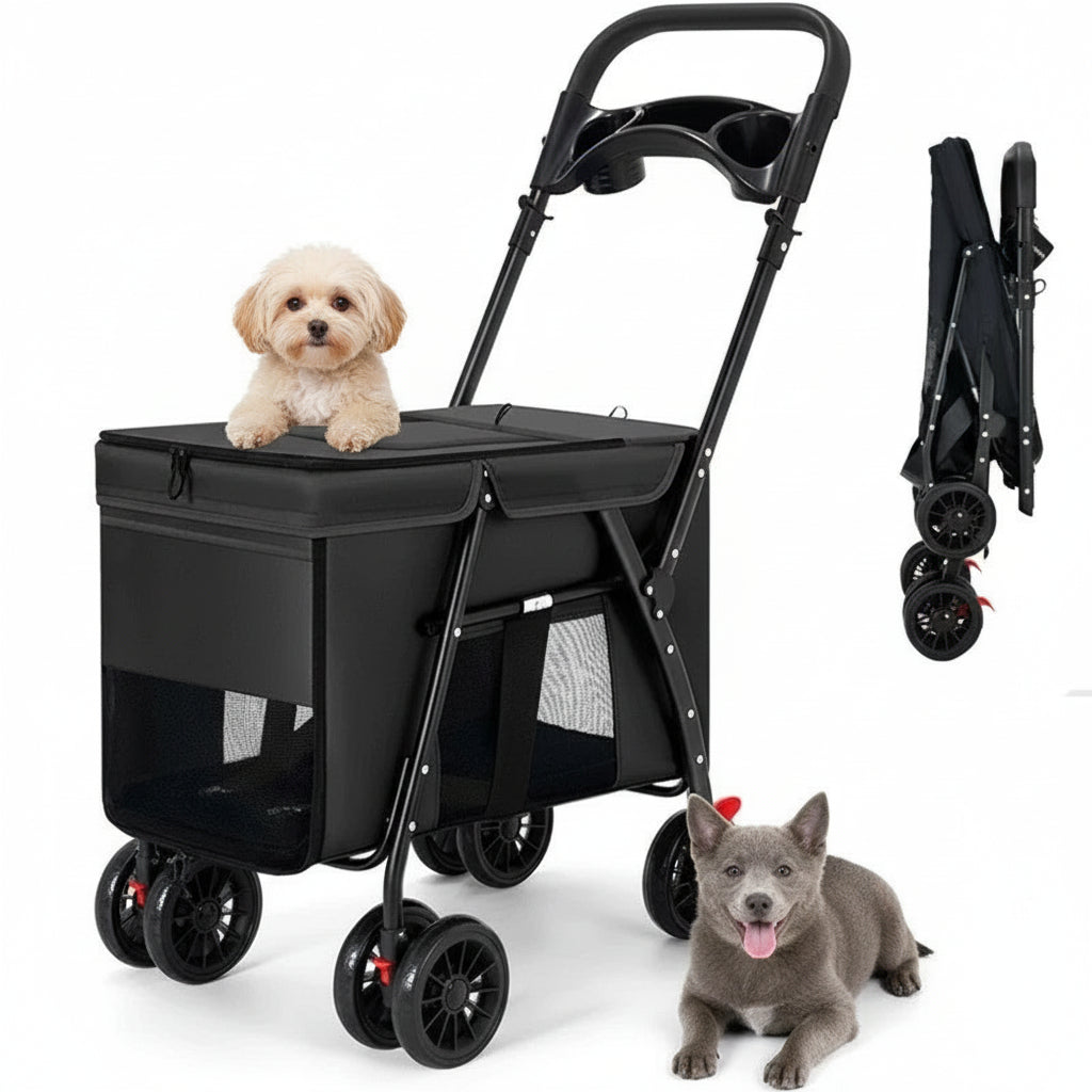 Poussette pour chien- Pet Wagon Stroller