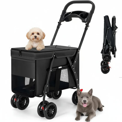 Poussette pour chien- Pet Wagon Stroller