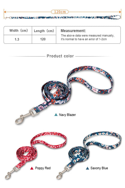 Laisse pour chien-Truelove Floral Spring Design