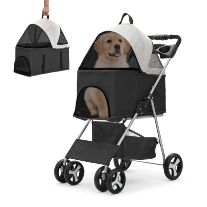 Poussette pour chien- opovzoe Plus
