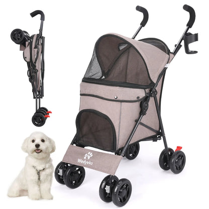 Poussette pour chien- Carrosse pliant