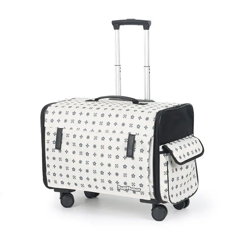 Cage chien- 4 Universal Wheels  Suitcase
