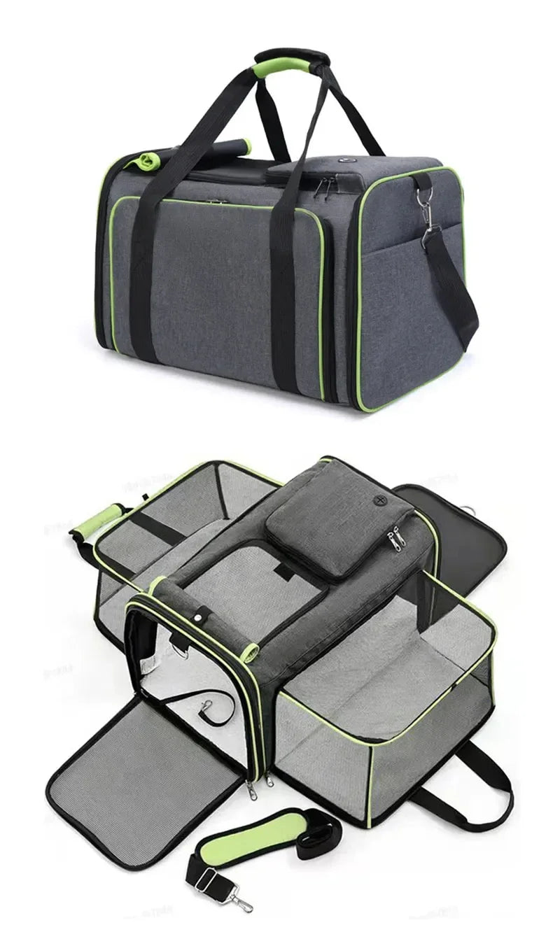 Sac de transport chien- Extensible en maille