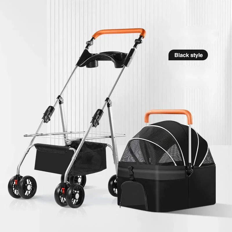 Poussette à chien- Detachable Carrying External