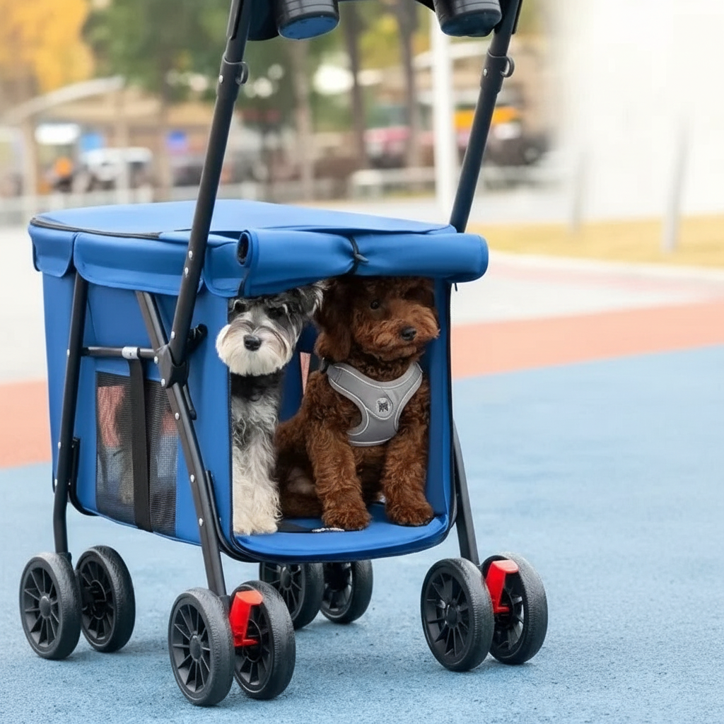 Poussette pour chien- Pet Wagon Stroller