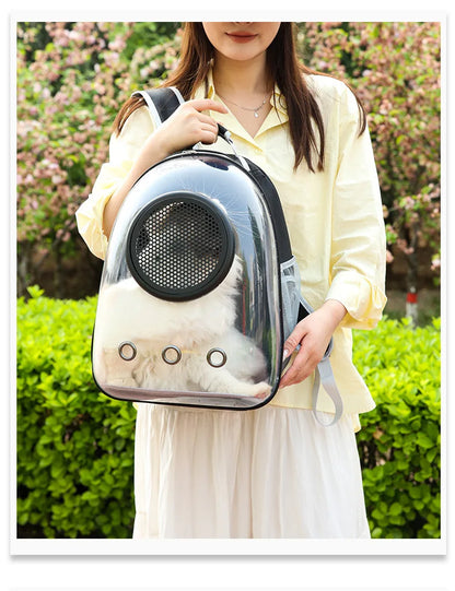 Sac a dos chien- Capsule Transparente Total