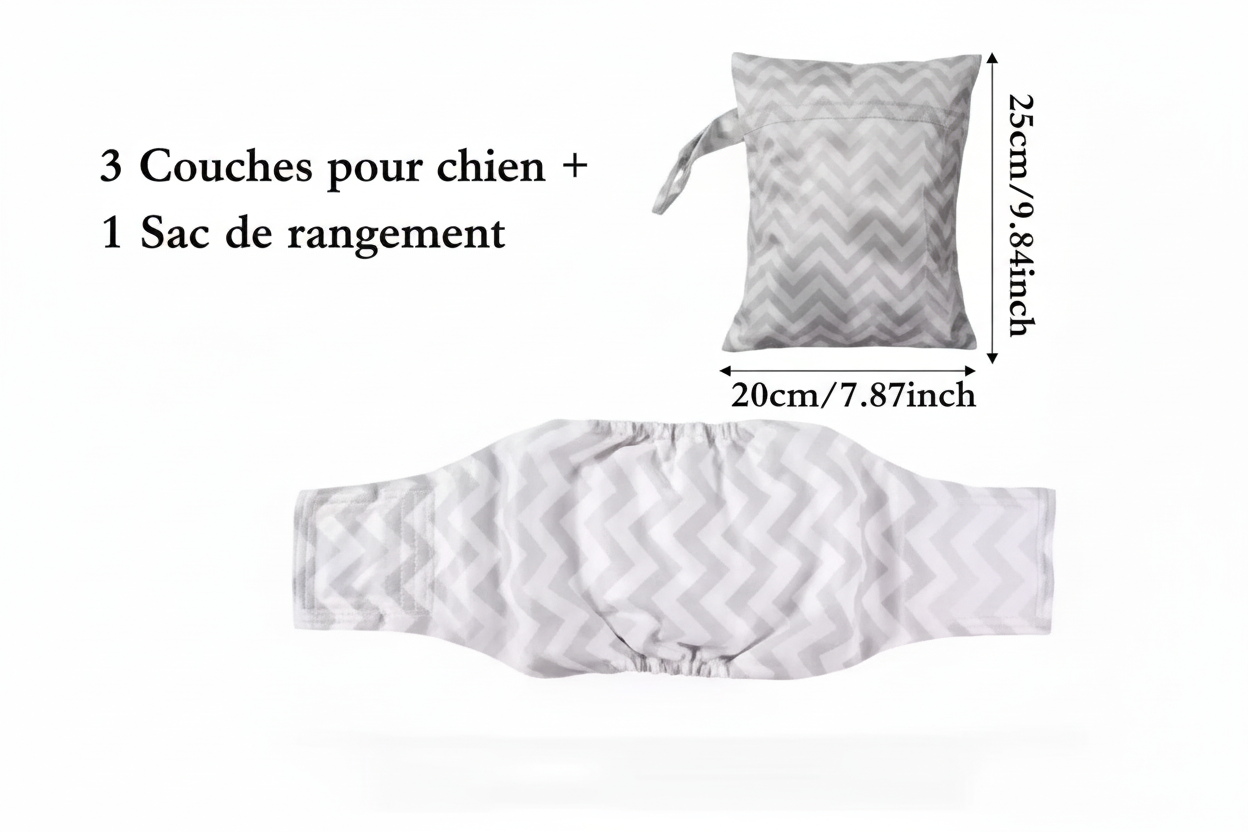 Couche chien | Ultra-absorbante