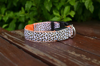 Collier chien lumineux-Léopard LED