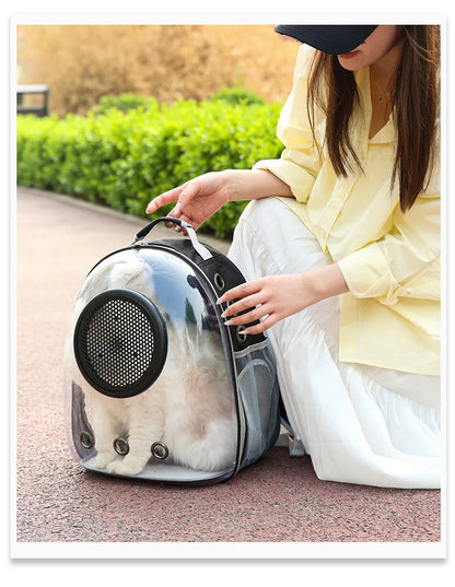 Sac a dos chien- Capsule Transparente Total