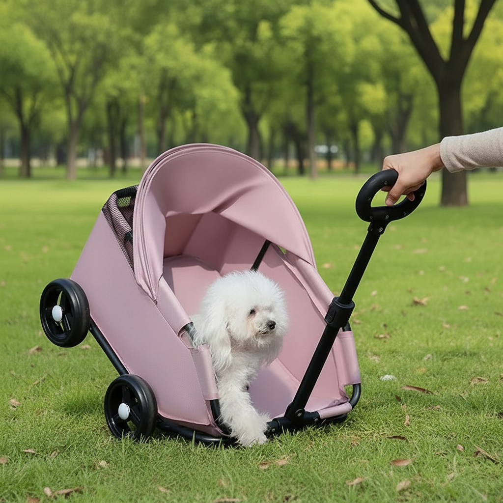 Poussette chien - Stroller Telescopic color