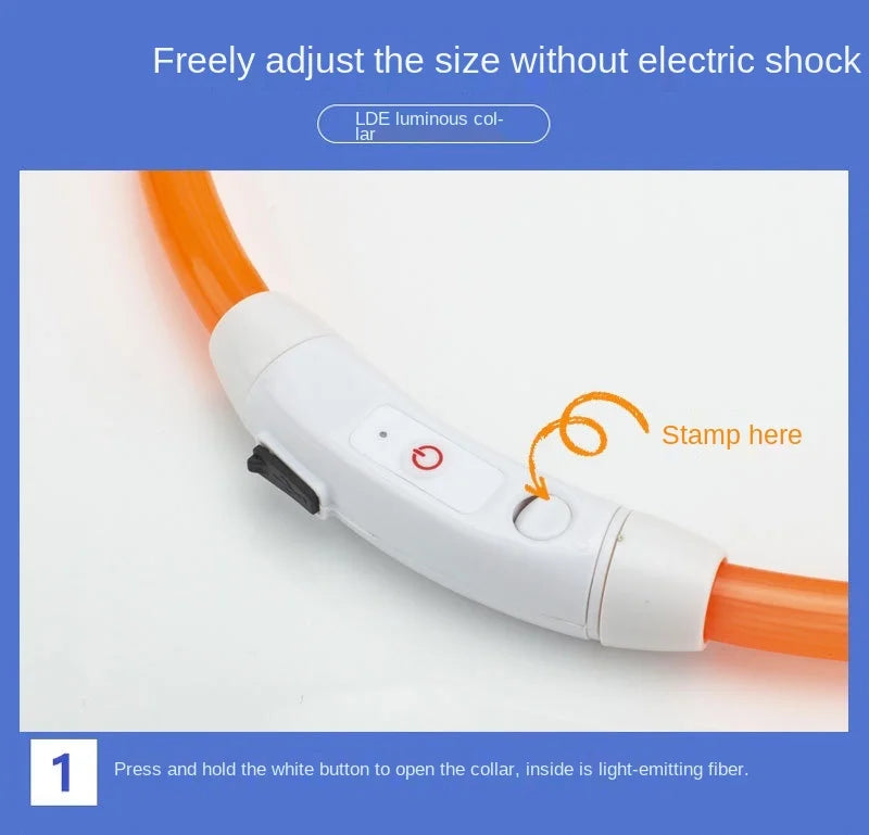 Collier lumineux chien- COOYOMOO