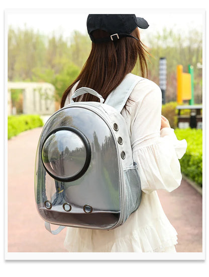 Sac a dos chien- Capsule Transparente Total
