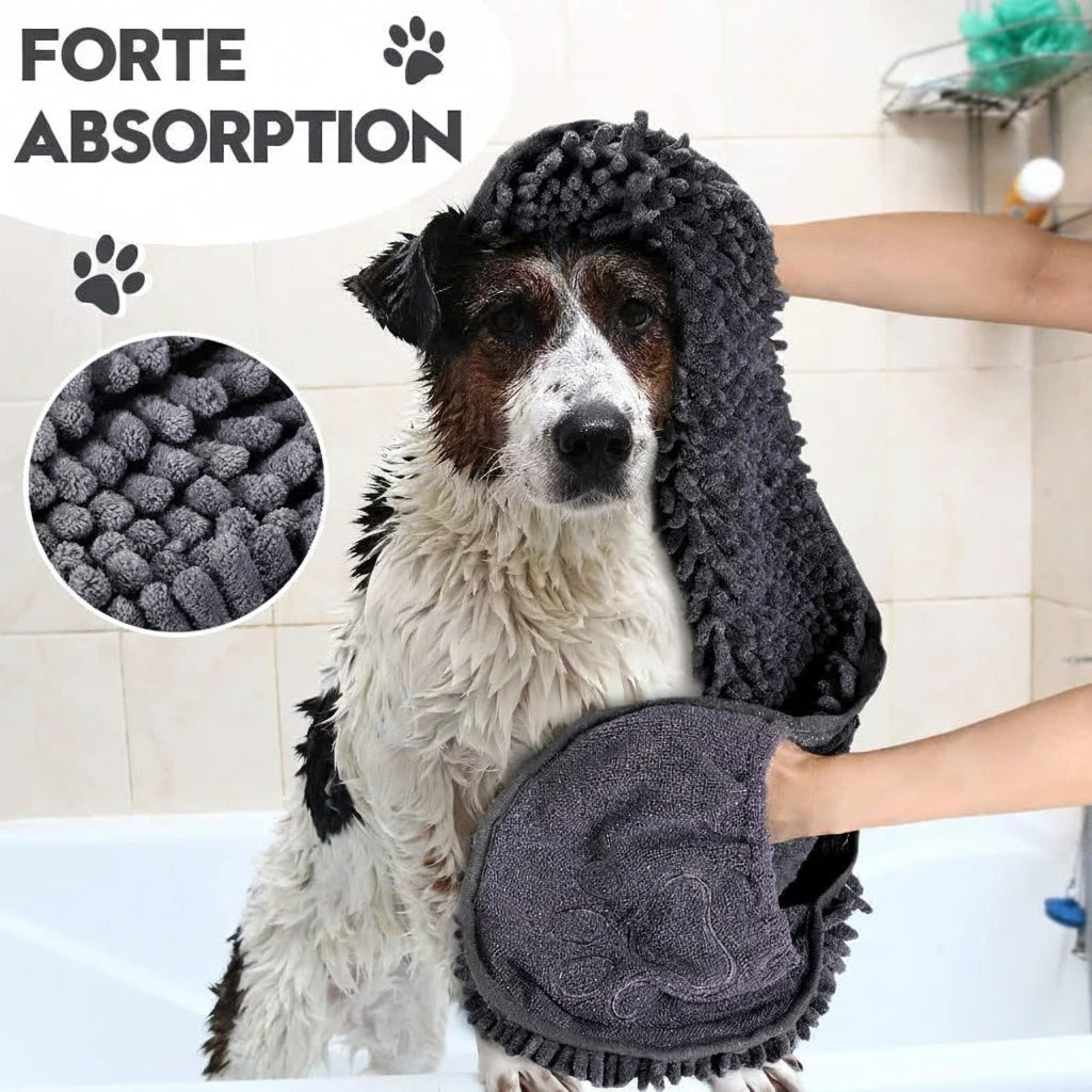 serviette pour chien | Microfibre Ultra-Absorbante