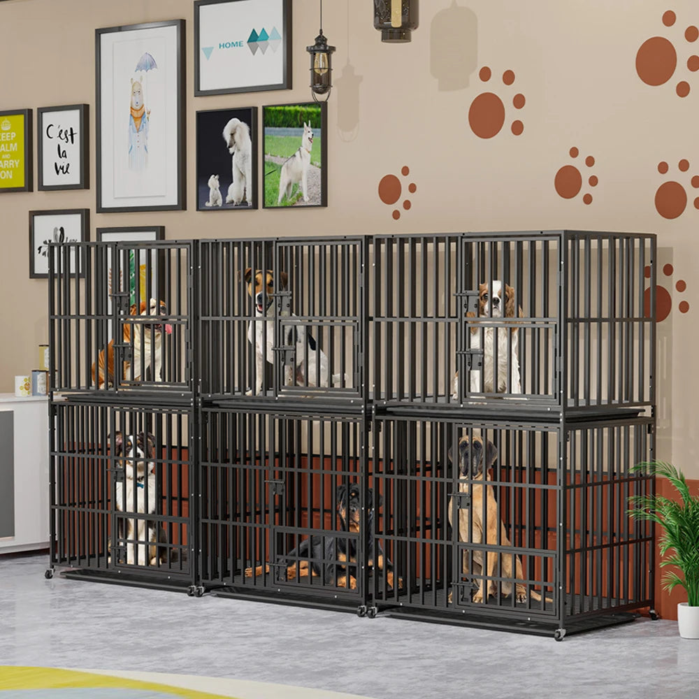 Cage chien- Oversized Stackable