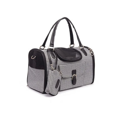 Sac pour transporter chien-Elegant Classique profil blanc
