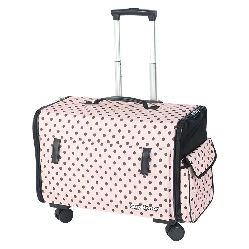 Cage chien- 4 Universal Wheels  Suitcase