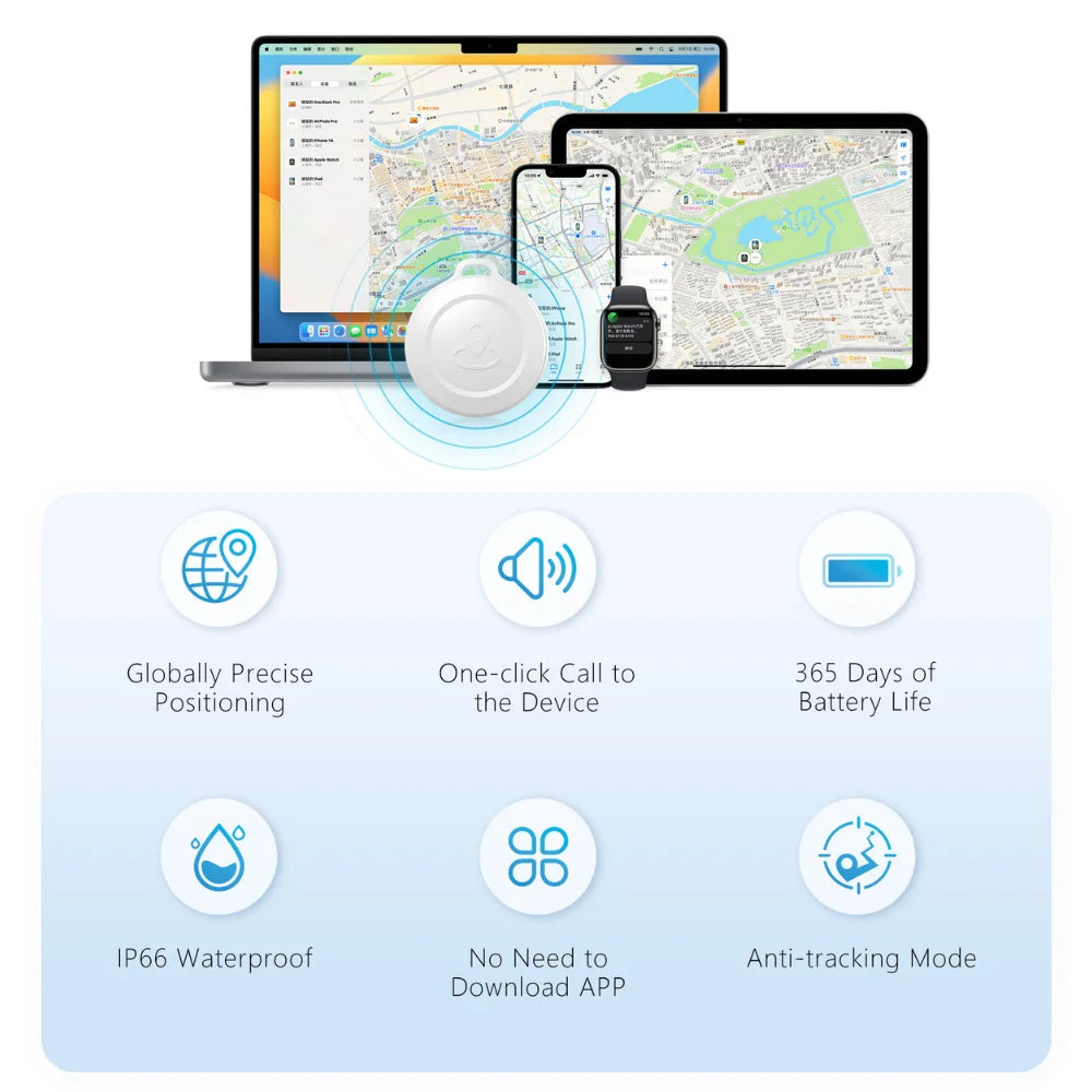 Collier gps chien- 2PCS GPS Tracker Works with iOS