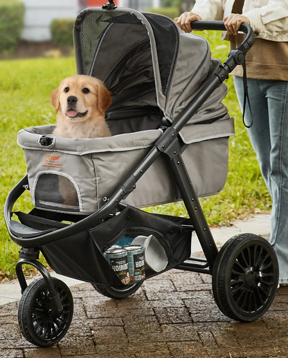Poussette Chien-VEVOR 3 Roues