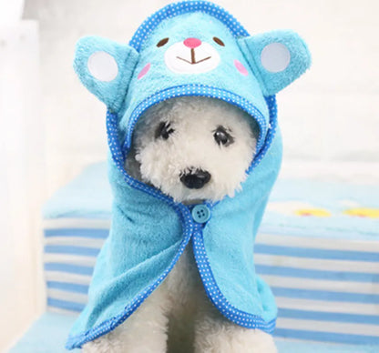 Serviette pour chien | Ultra-Absorbante à Capuche