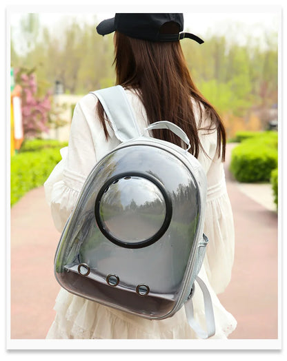 Sac a dos chien- Capsule Transparente Total