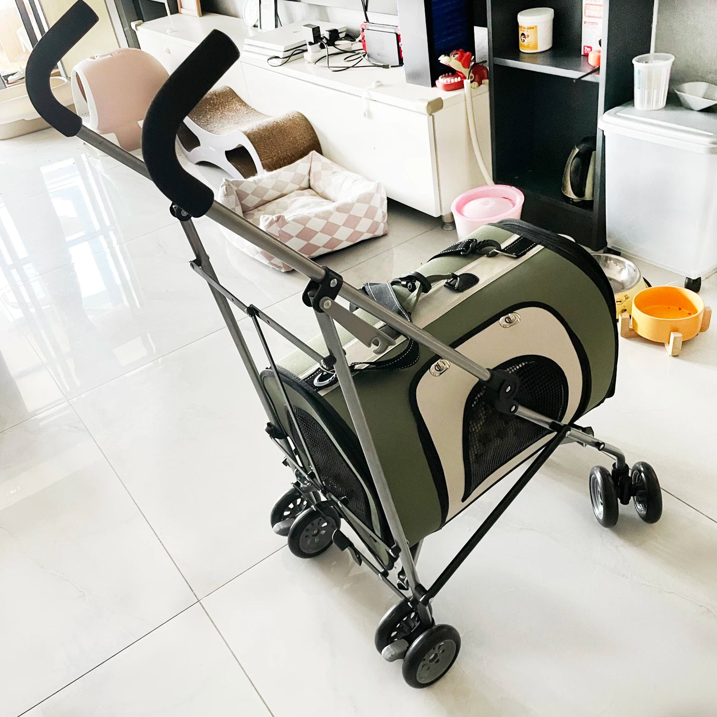 Poussette pour chien - Frame portatif