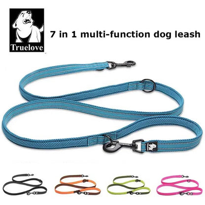 Laisse pour chien- Truelove 7 In 1 Multi-Function