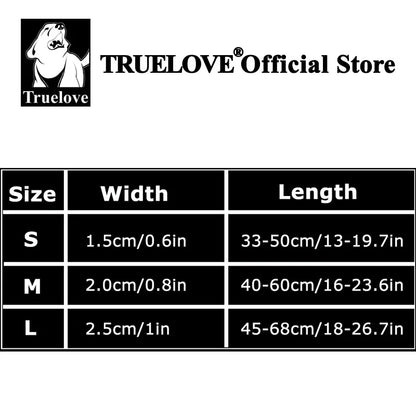 Laisse pour chien- Truelove Reflective Nylon Double Dog Leash