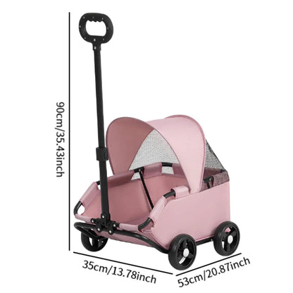 Poussette chien - Stroller Telescopic color