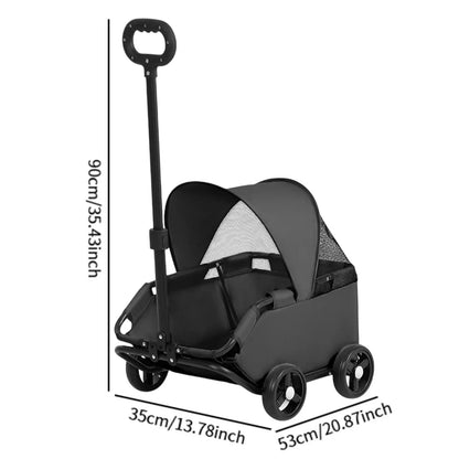Poussette chien - Stroller Telescopic color